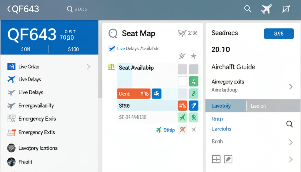 QF643 Flight Status, Seat Map, and Aircraft Guide: Sydney to Perth QF643