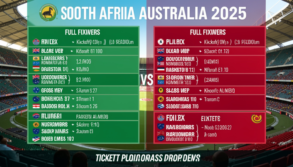 South Africa vs Australia